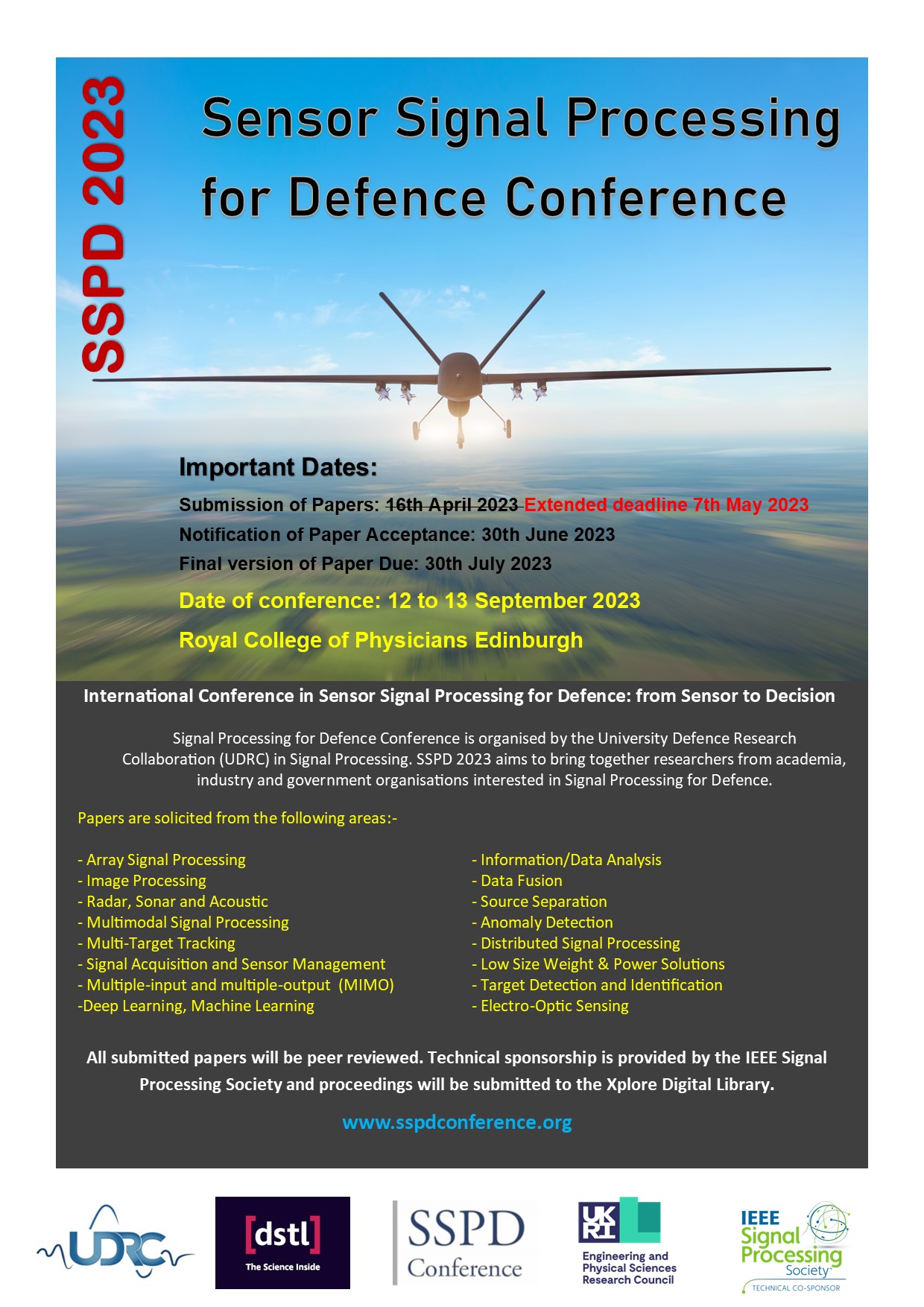 SSPD Conference Sensor Signal Processing for Defence